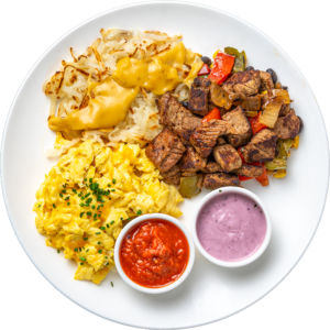 Steak and Eggs Breakfast Ranchero