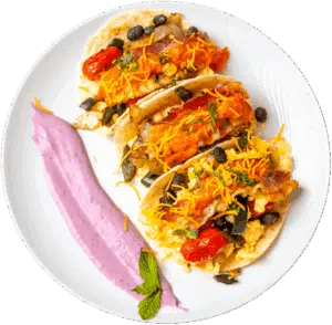 Southwest Bacon and Egg Taco