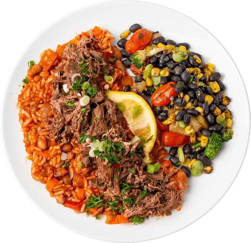 Roasted Poblano Braised Beef Bowl