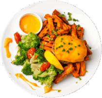 Philly cheesesteak burger