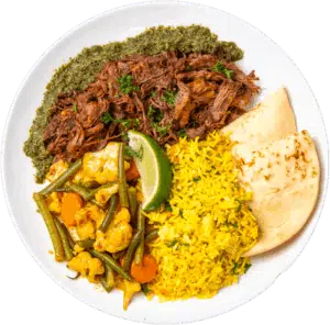 Beef Madras Curry Wrap