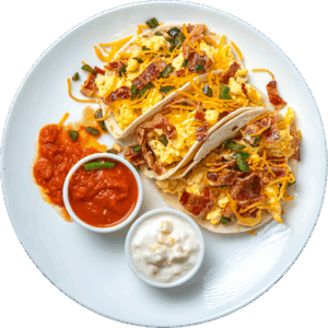 Bacon Egg Breakfast Taco