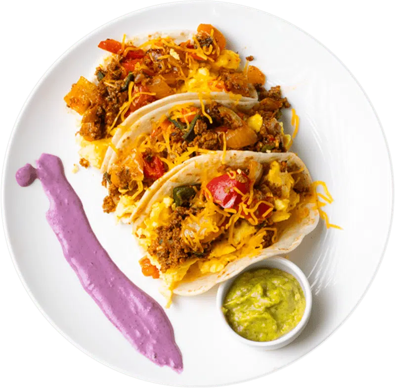 Southwest Bacon and Egg Taco