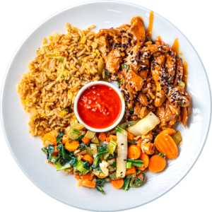Teriyaki Chicken and Shrimp