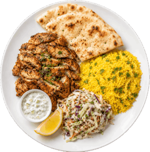 Chicken Shawarma Naan Wrap