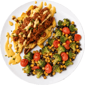 Animal Style Loaded Beef Enchilada and Yukon
