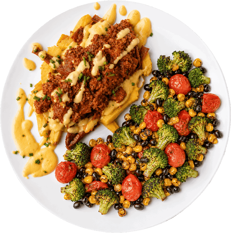 Animal Style Loaded Beef Enchilada and Yukon