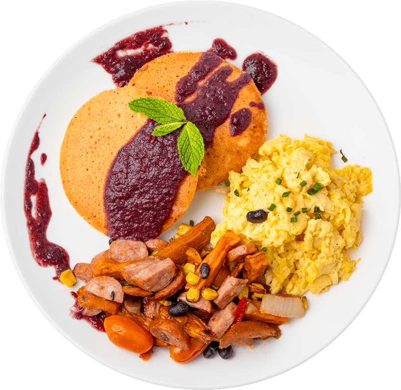 Blueberry Lemon Zest Pancakes