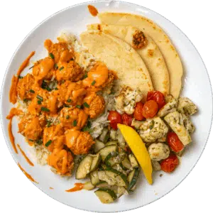 Meatball Tikka Masala Wrap
