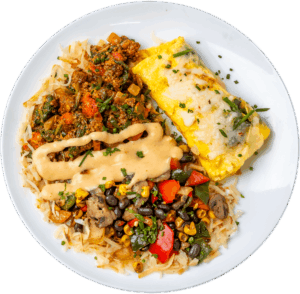 Poblano And Pepper Jack Omelet