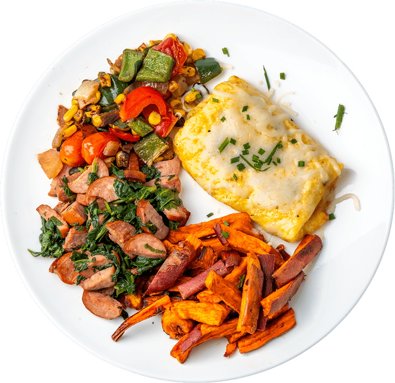 Poblano And Pepper Jack Omelet