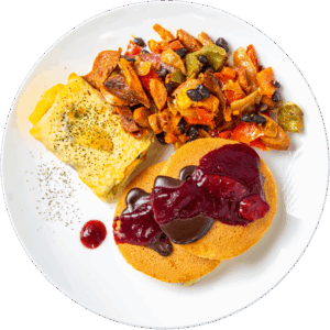 Chocolate Protein Pancakes