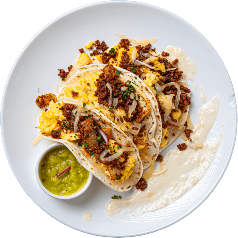 Chorizo Scramble Taco