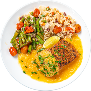 Caribbean Coconut Curry Salmon