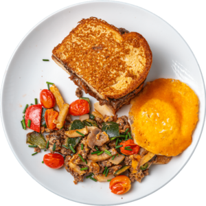 Peanut Butter and Strawberry Jam Stuffed French Toast