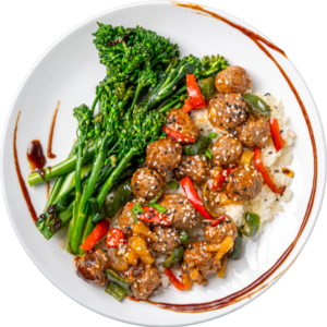 Ground Turkey Kung Pao Meatball
