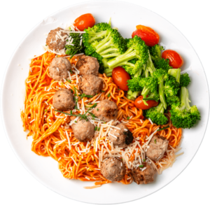 Spaghetti and Turkey Meatballs