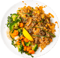 Hibachi Chicken and Steak