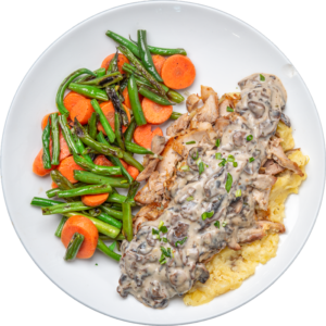Chicken with Mushroom Gravy