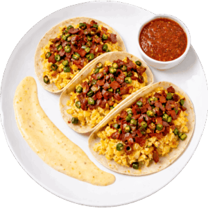 Bacon Egg Breakfast Taco