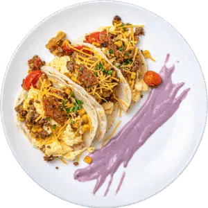 Steak Ranchero Breakfast Taco