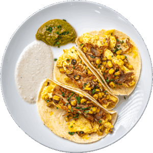 Machaca Breakfast Taco