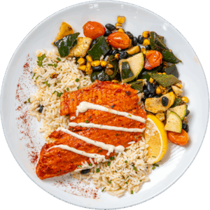 Tilapia with Creamy Garlic Herb Sauce