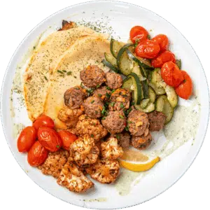 Meatball Tikka Masala Wrap