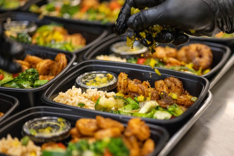 Prepped meals that are sealed for freshness rather than frozen