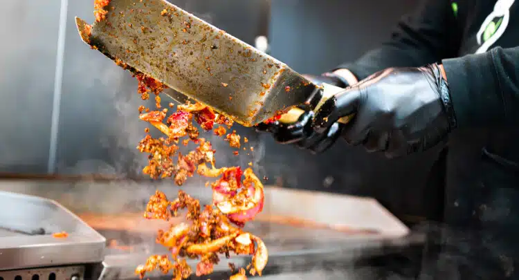 gluten-free meals being prepared