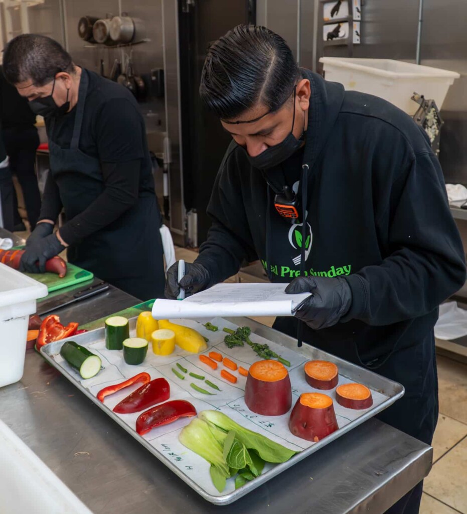 Portion-controlled meal preps by chefs.