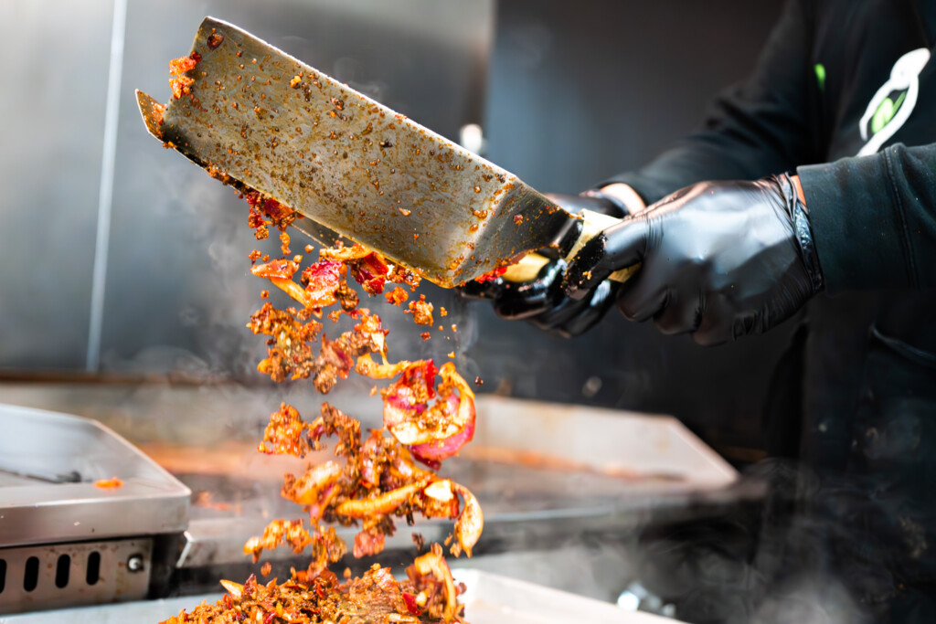 Fresh food that is delivered to your doorstep.