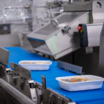 Sealed and conveniently packaged meals in meal prep containers.