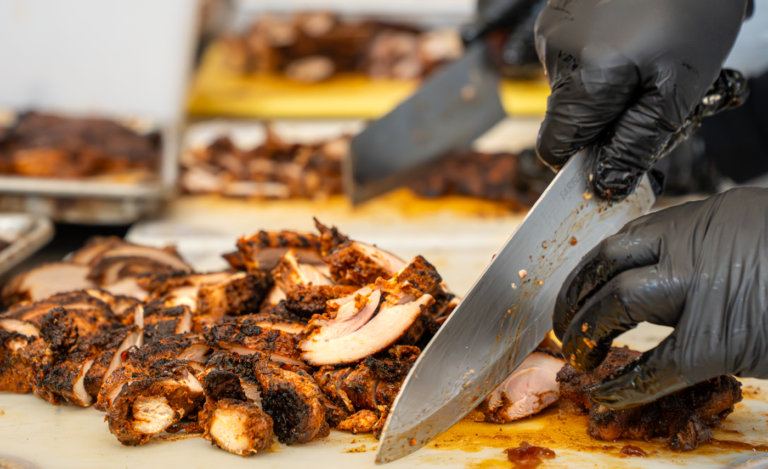 Calculated portioning of ingredients and lean protein.